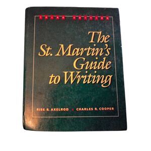 The St. Martin's guide to writing by Rise B. Axlerod - st. Martin's books - isbn